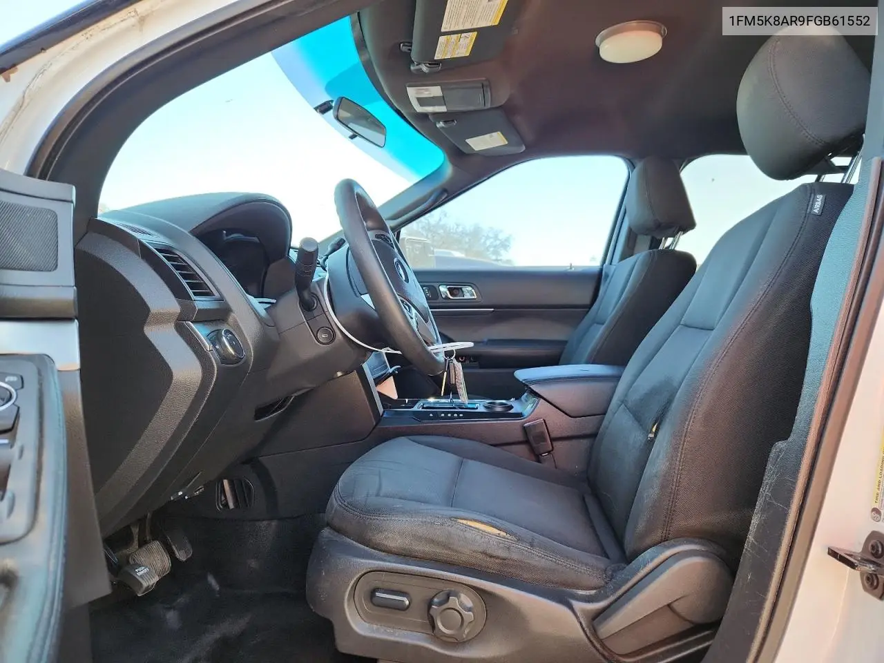 1FM5K8AR9FGB61552 2015 Ford Explorer Police Interceptor