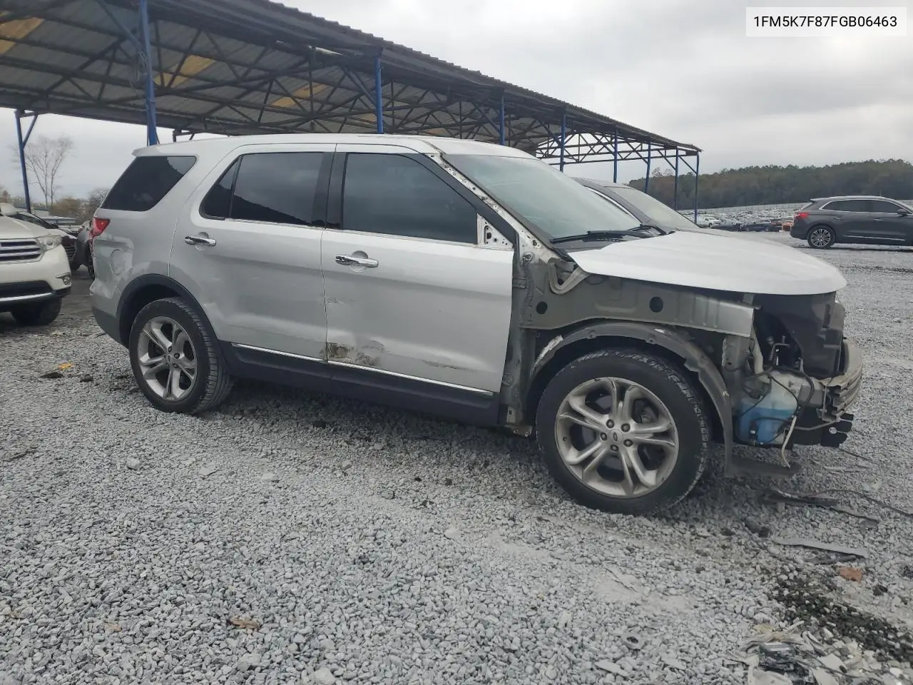 1FM5K7F87FGB06463 2015 Ford Explorer Limited