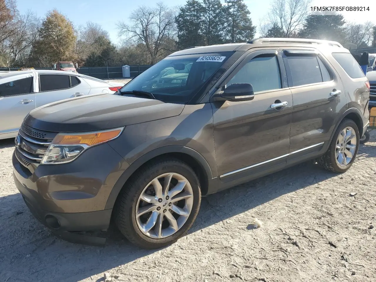 1FM5K7F85FGB89214 2015 Ford Explorer Limited