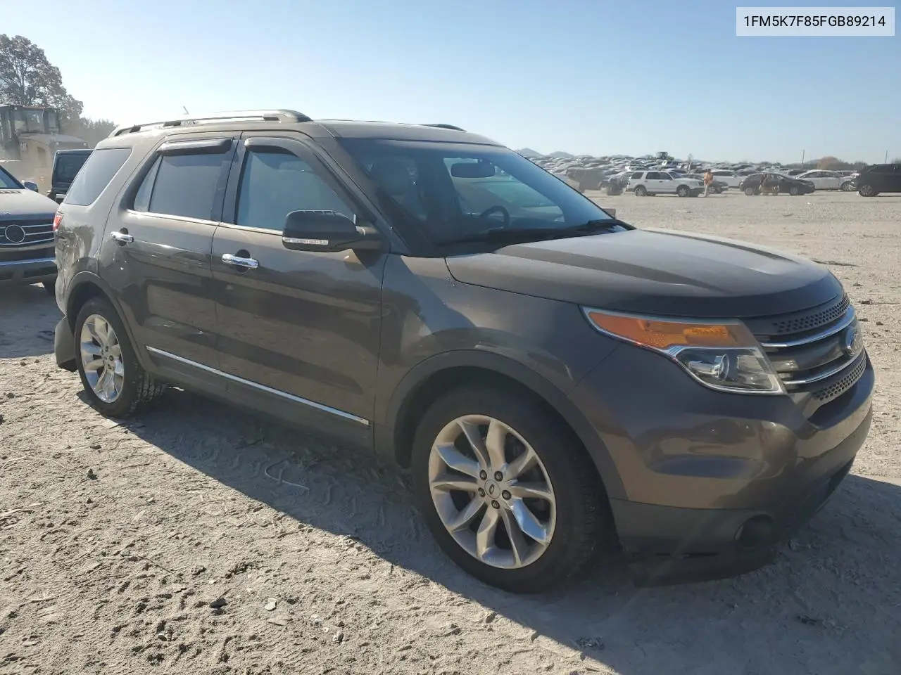 1FM5K7F85FGB89214 2015 Ford Explorer Limited