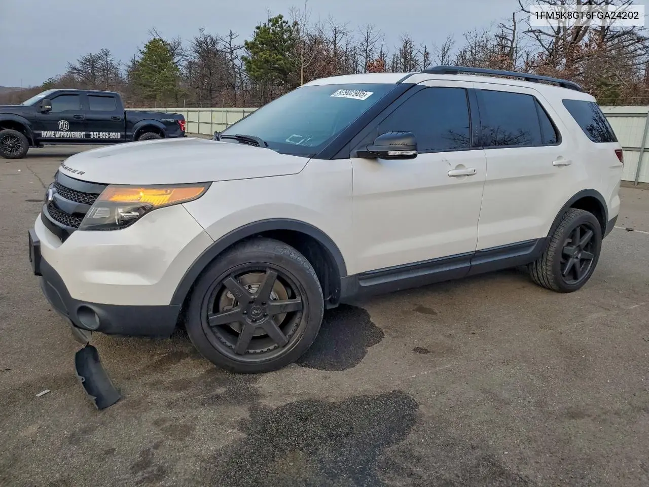 1FM5K8GT6FGA24202 2015 Ford Explorer Sport