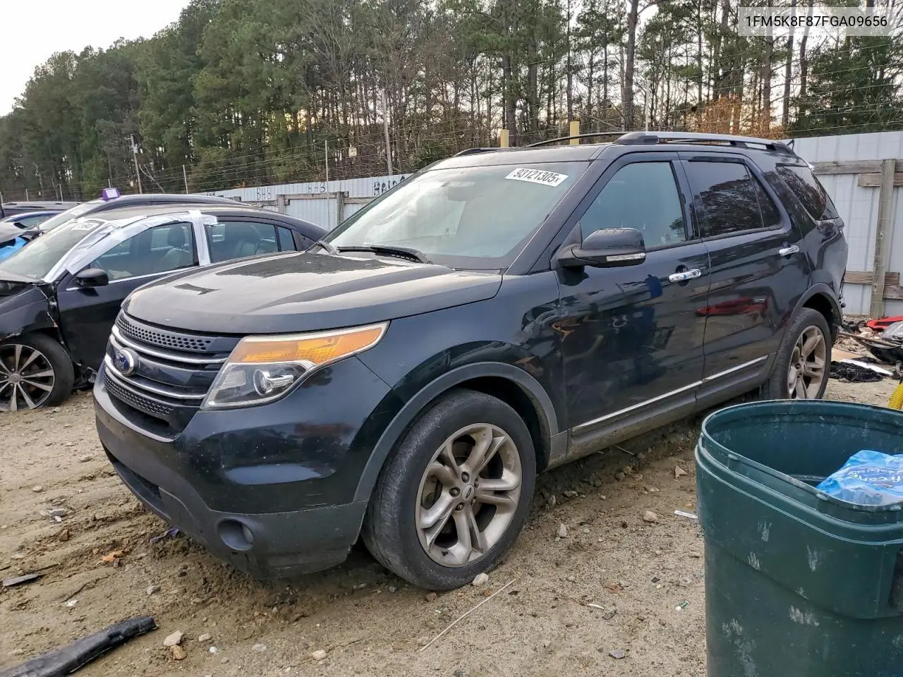 1FM5K8F87FGA09656 2015 Ford Explorer Limited