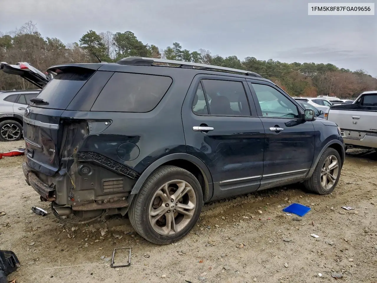 1FM5K8F87FGA09656 2015 Ford Explorer Limited