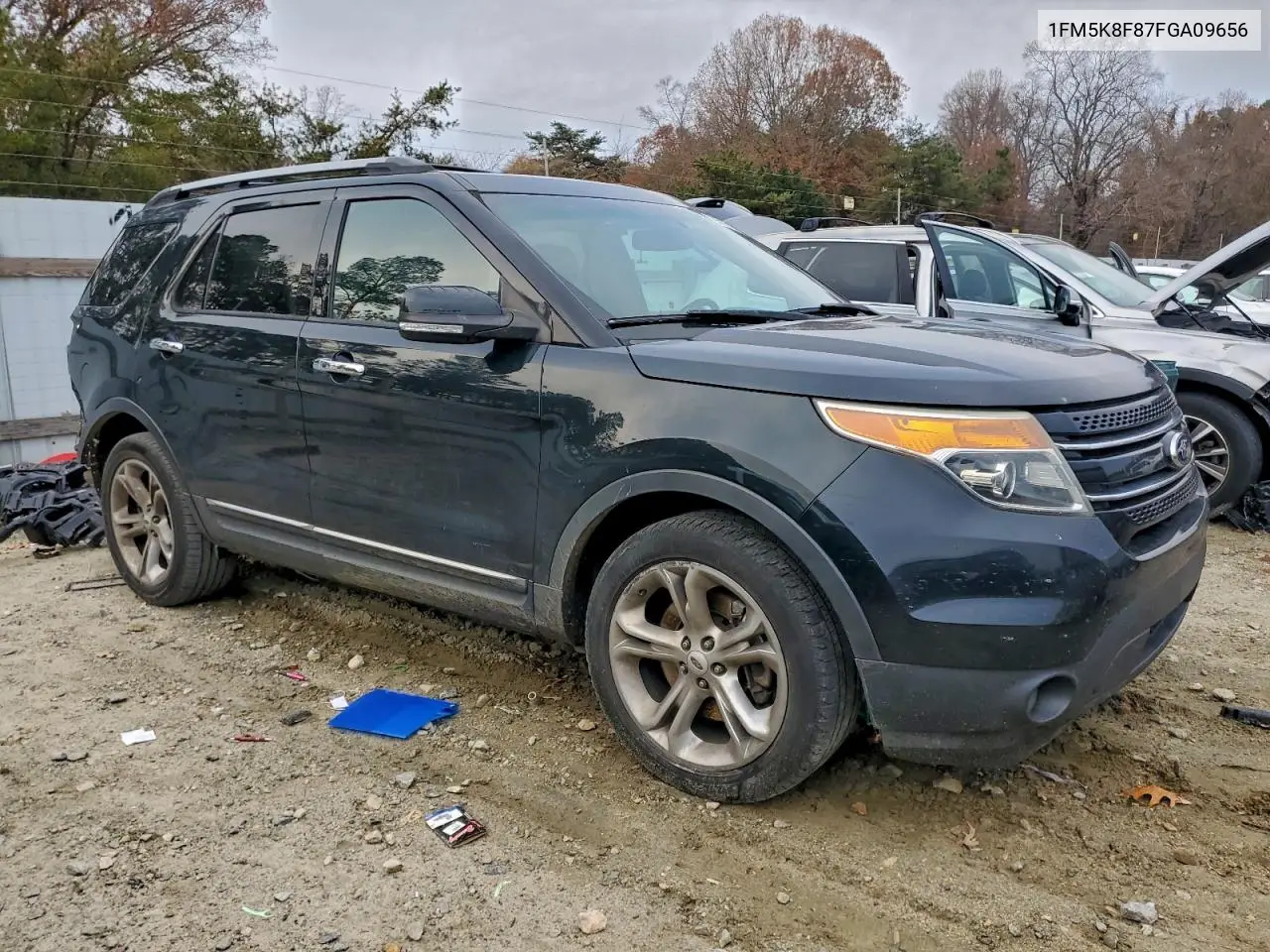 1FM5K8F87FGA09656 2015 Ford Explorer Limited
