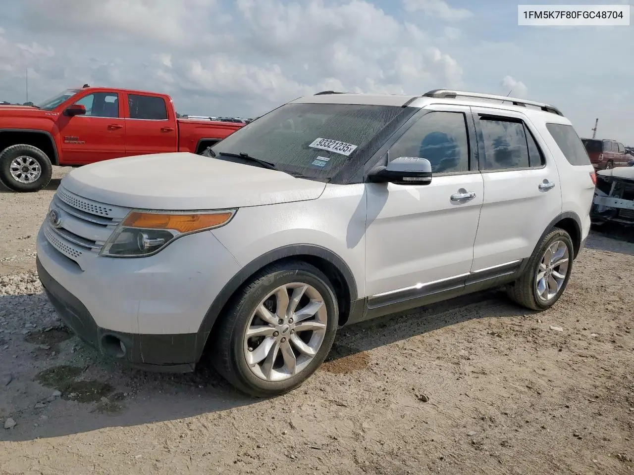 1FM5K7F80FGC48704 2015 Ford Explorer Limited