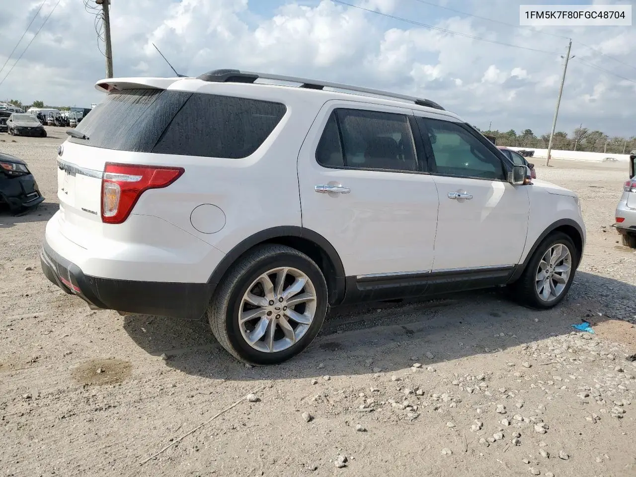 1FM5K7F80FGC48704 2015 Ford Explorer Limited