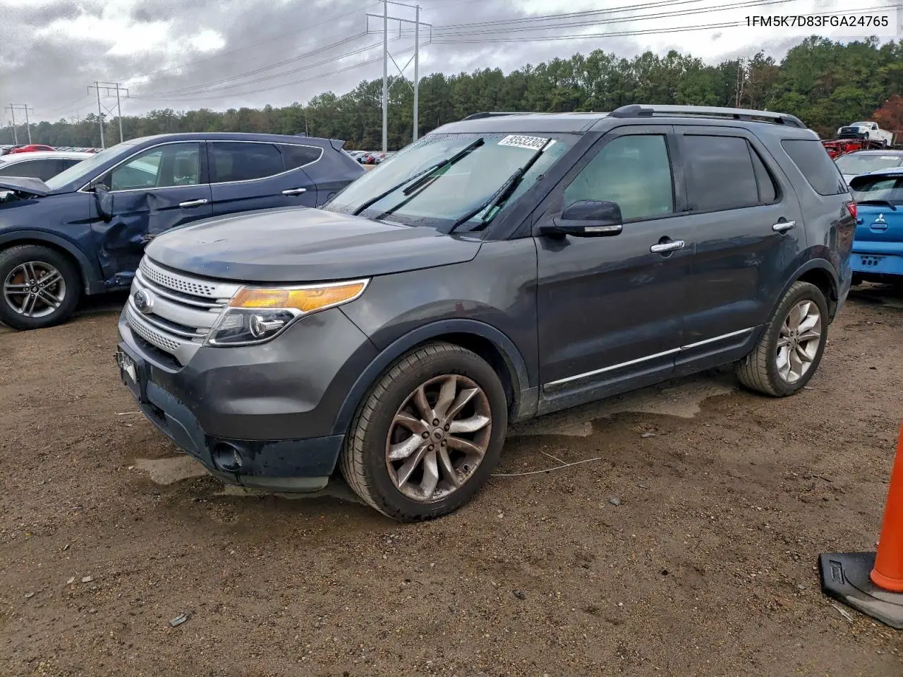 1FM5K7D83FGA24765 2015 Ford Explorer Xlt