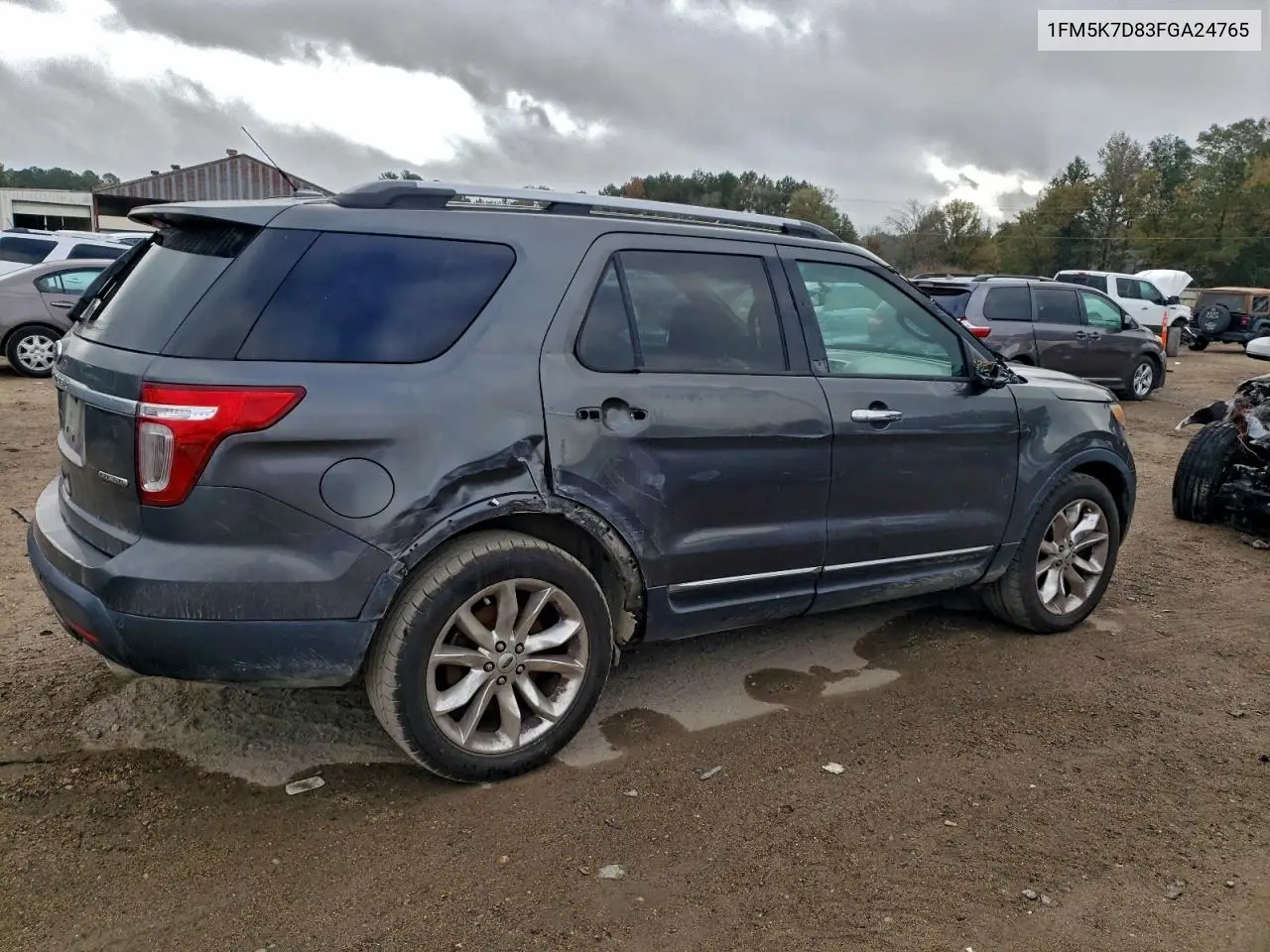 1FM5K7D83FGA24765 2015 Ford Explorer Xlt