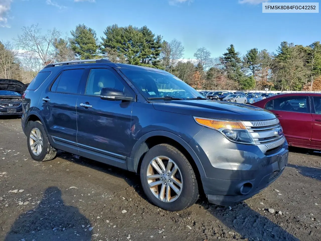 1FM5K8D84FGC42252 2015 Ford Explorer Xlt