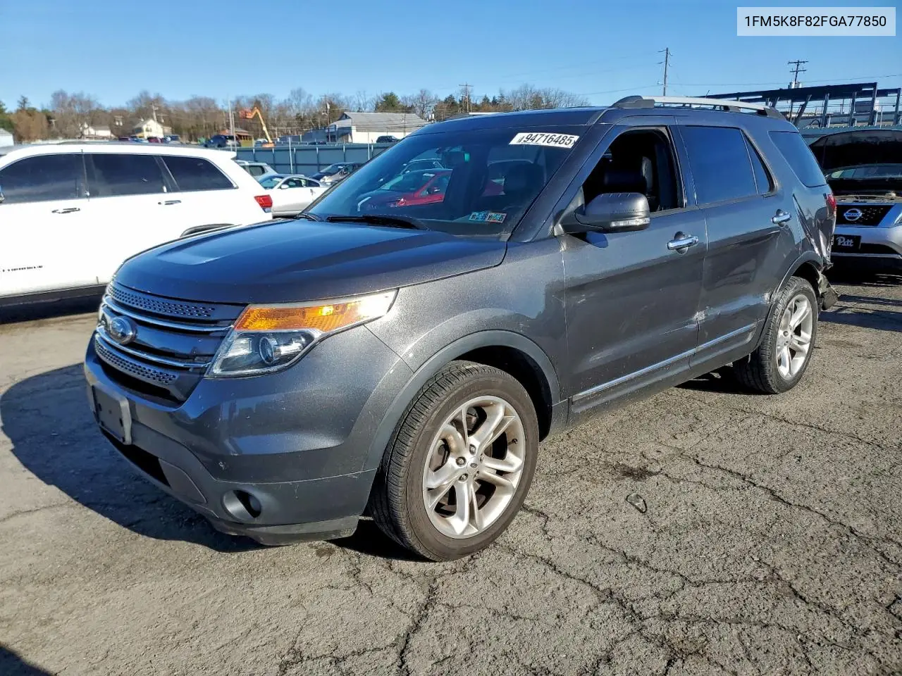1FM5K8F82FGA77850 2015 Ford Explorer Limited