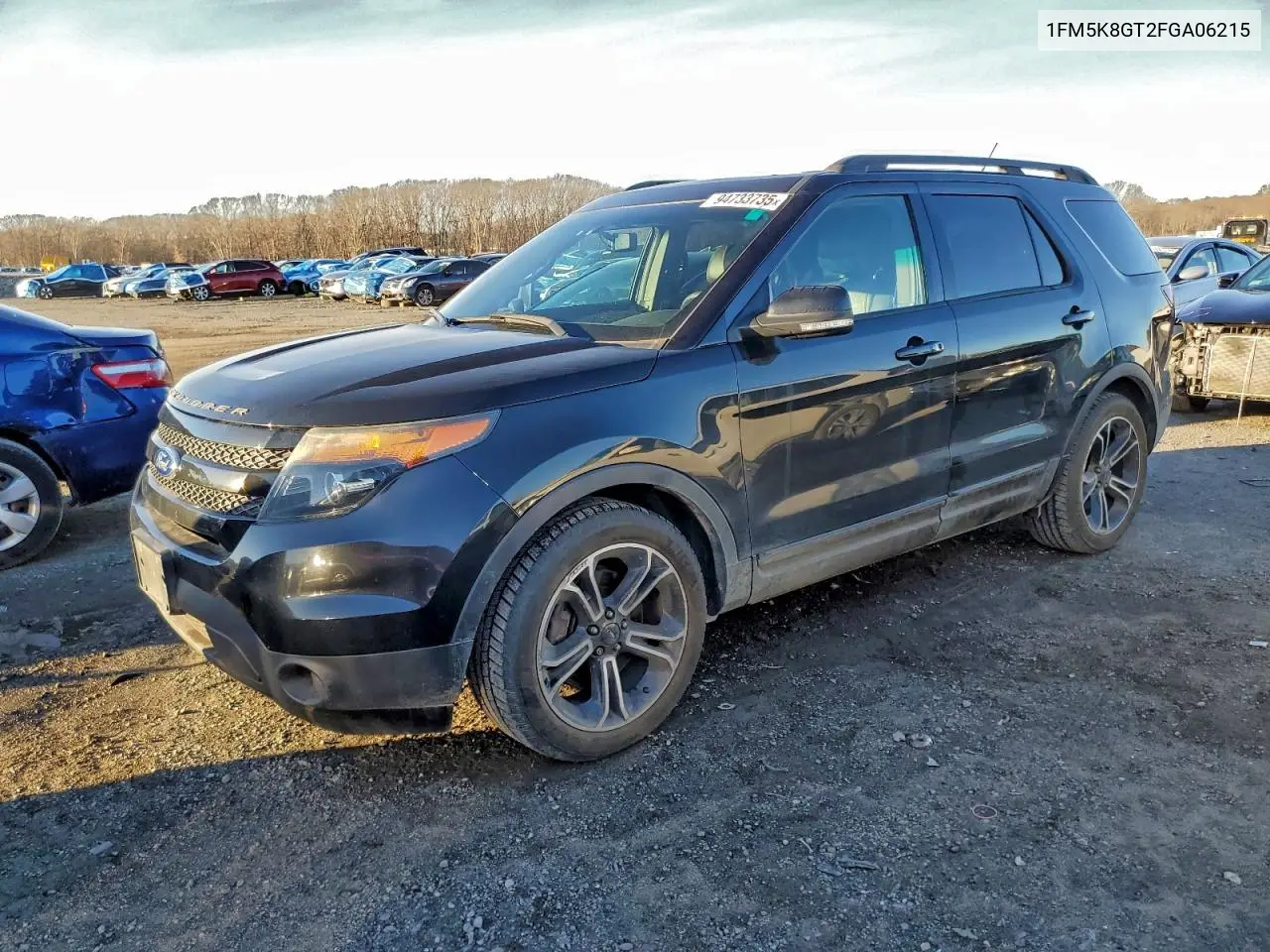 1FM5K8GT2FGA06215 2015 Ford Explorer Sport