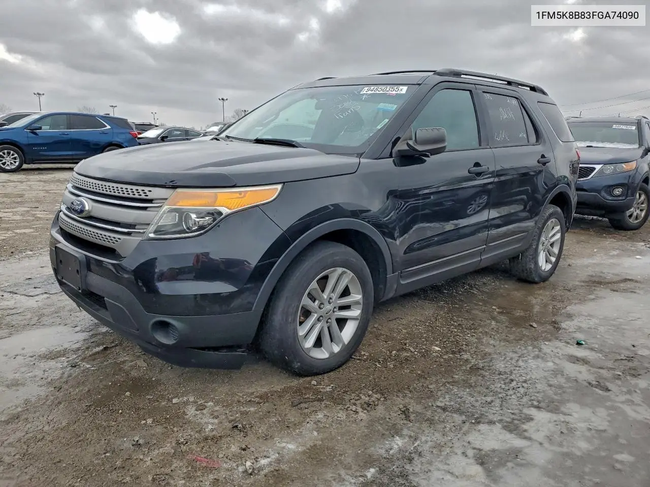 1FM5K8B83FGA74090 2015 Ford Explorer