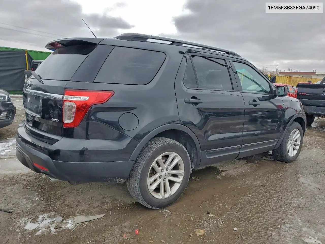 1FM5K8B83FGA74090 2015 Ford Explorer