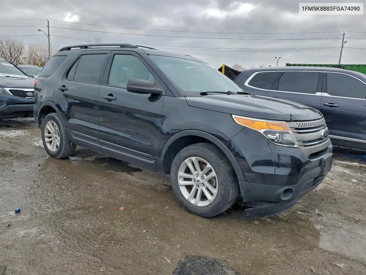 1FM5K8B83FGA74090 2015 Ford Explorer