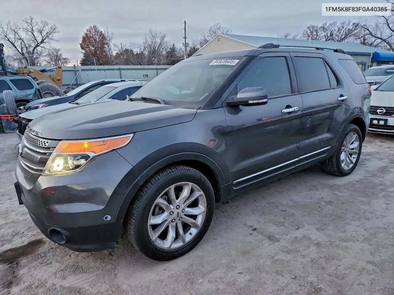 1FM5K8F83FGA40385 2015 Ford Explorer Limited