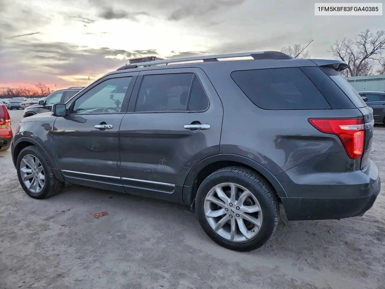 1FM5K8F83FGA40385 2015 Ford Explorer Limited