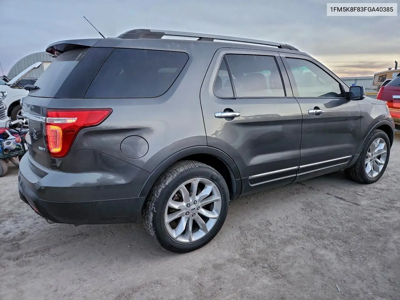 1FM5K8F83FGA40385 2015 Ford Explorer Limited