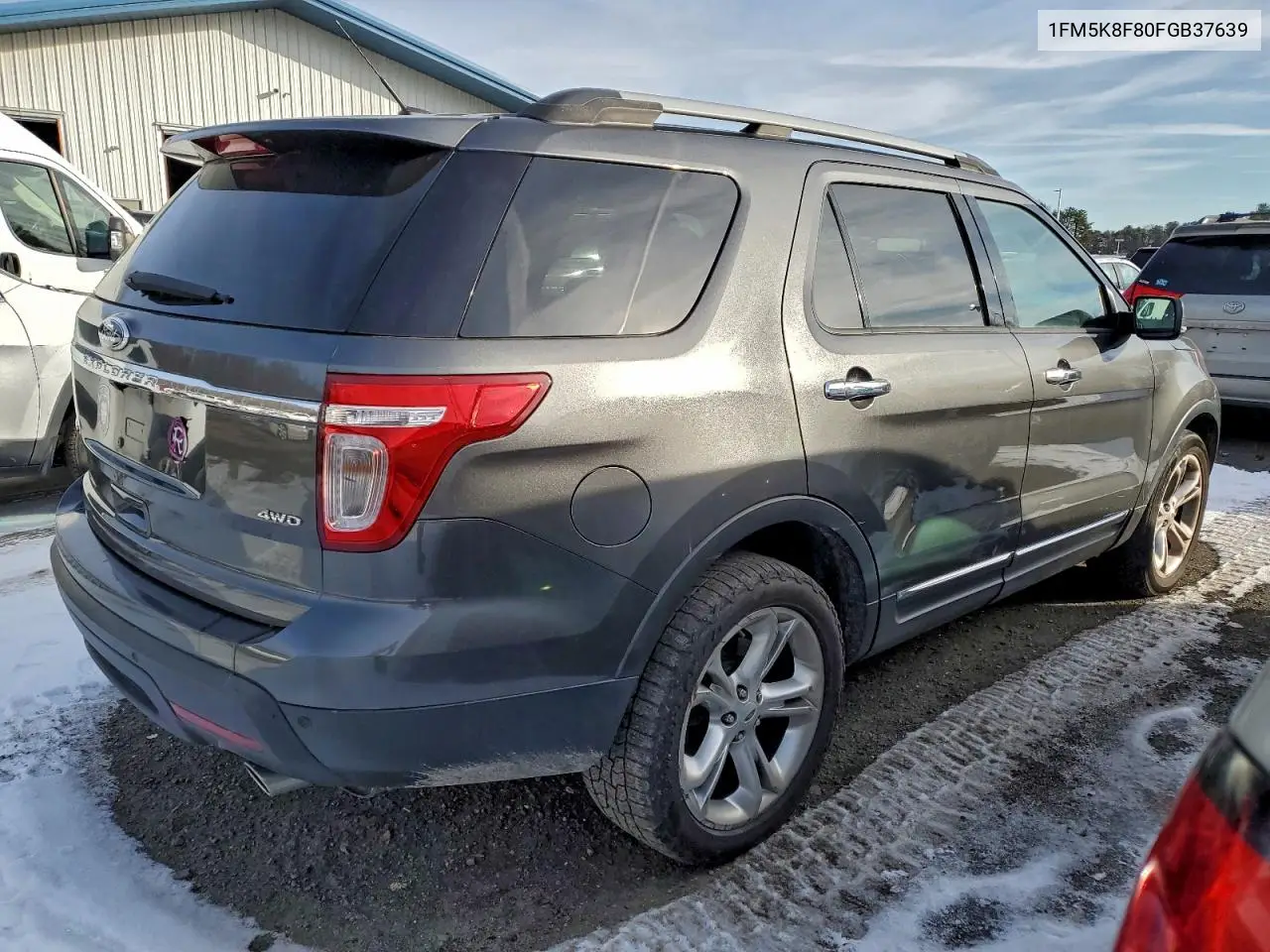 1FM5K8F80FGB37639 2015 Ford Explorer Limited