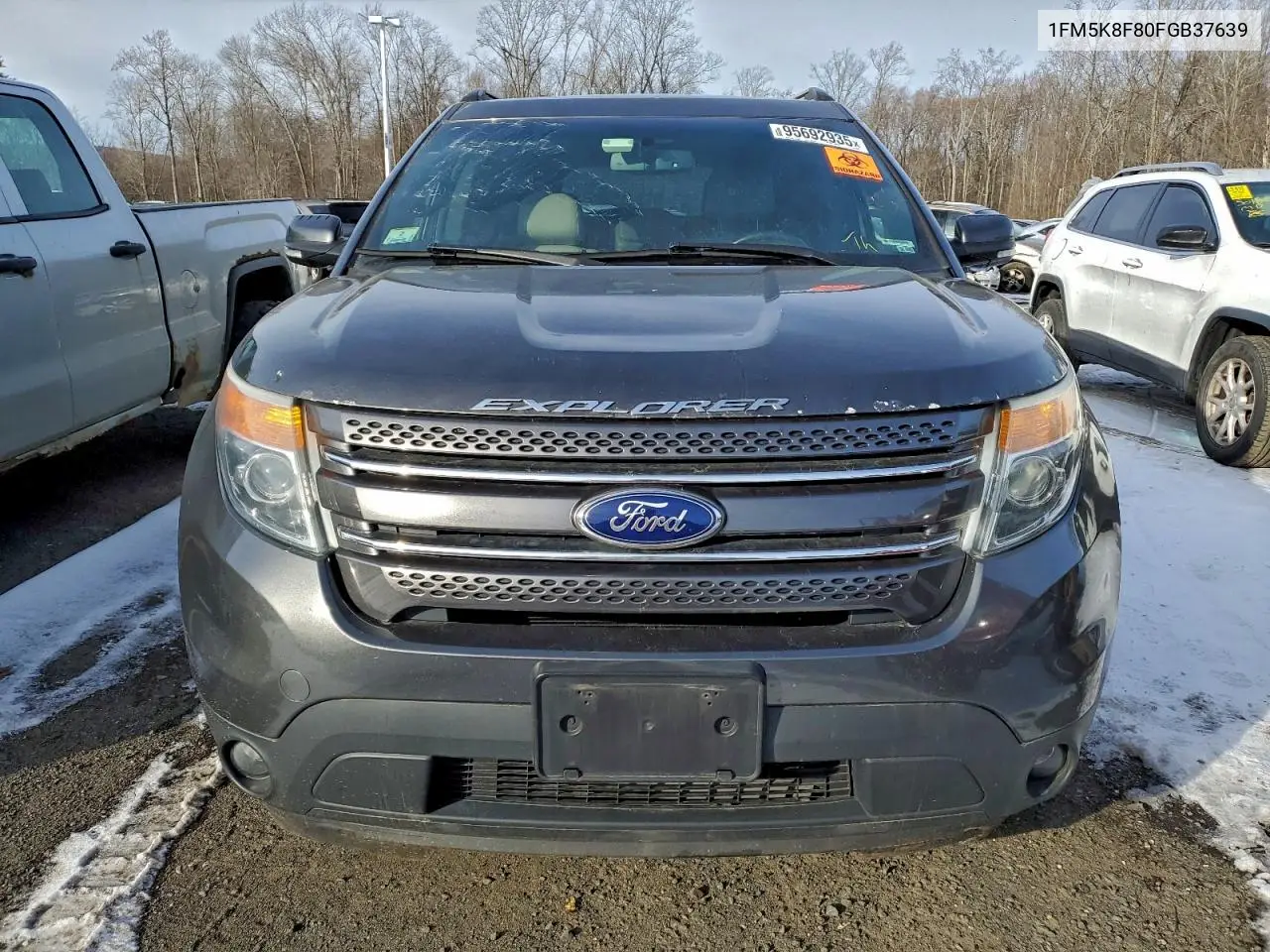 1FM5K8F80FGB37639 2015 Ford Explorer Limited