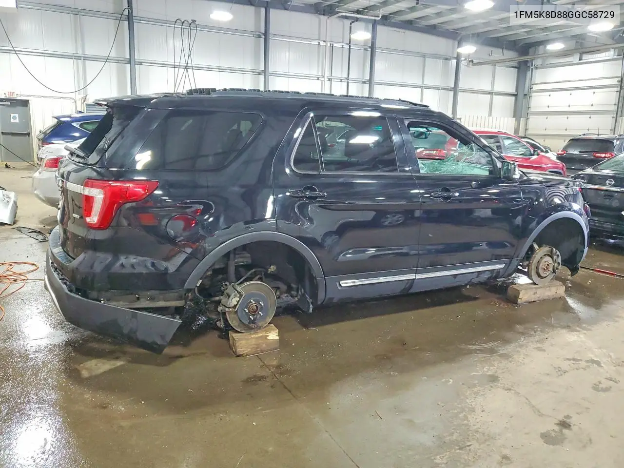 1FM5K8D88GGC58729 2016 Ford Explorer Xlt