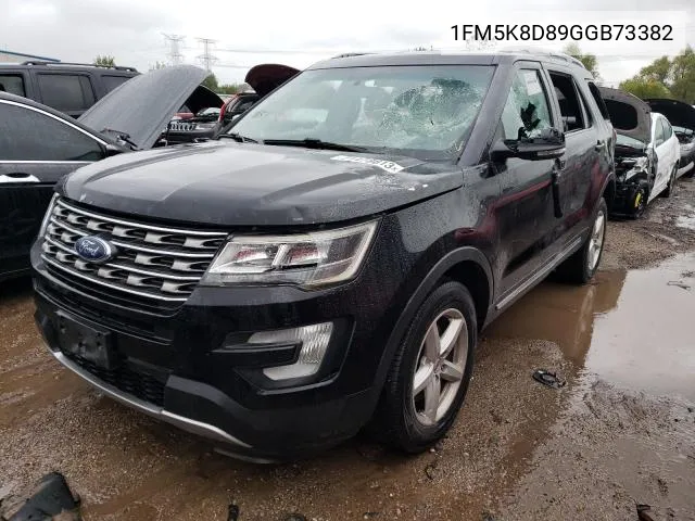 1FM5K8D89GGB73382 2016 Ford Explorer Xlt