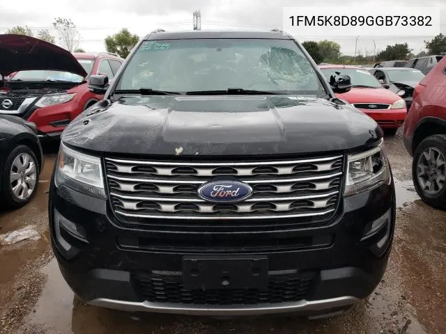 1FM5K8D89GGB73382 2016 Ford Explorer Xlt