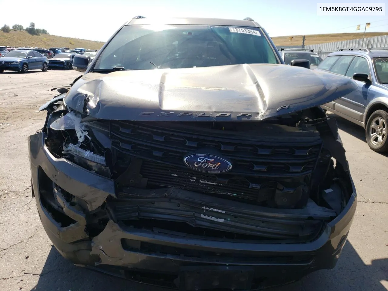 1FM5K8GT4GGA09795 2016 Ford Explorer Sport