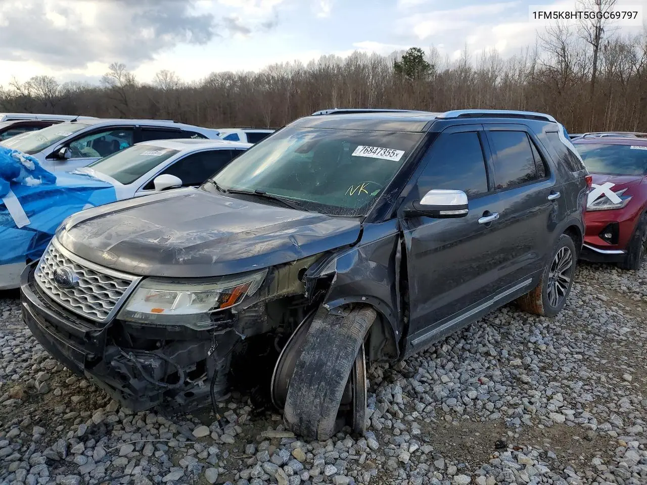 1FM5K8HT5GGC69797 2016 Ford Explorer Platinum