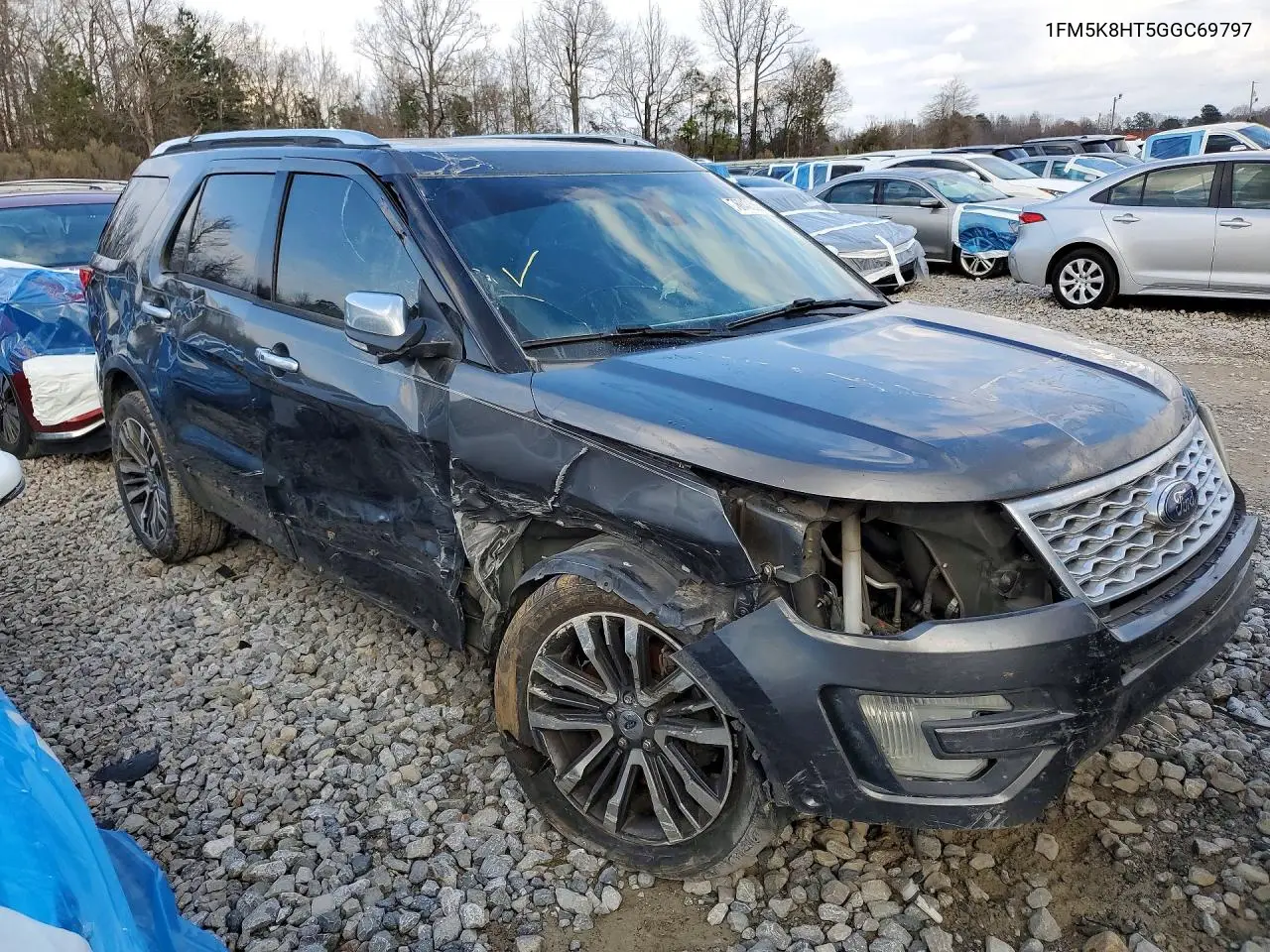 1FM5K8HT5GGC69797 2016 Ford Explorer Platinum