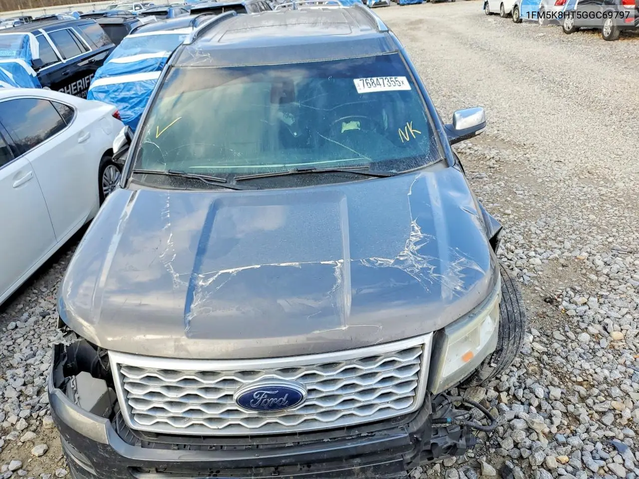 1FM5K8HT5GGC69797 2016 Ford Explorer Platinum
