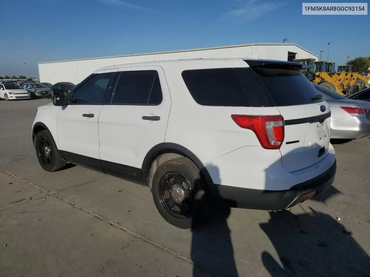 1FM5K8AR8GGC93154 2016 Ford Explorer Police Interceptor