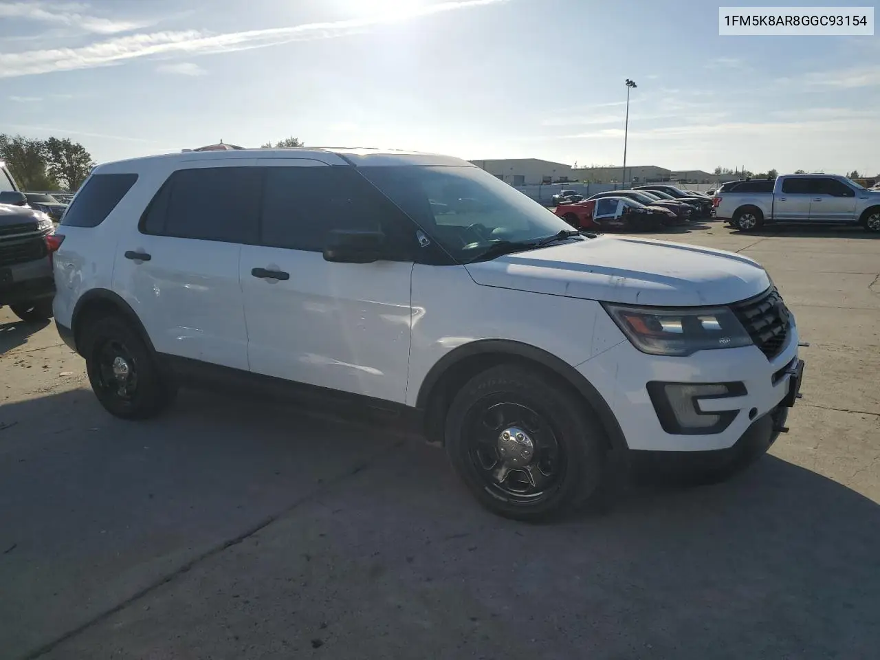 1FM5K8AR8GGC93154 2016 Ford Explorer Police Interceptor