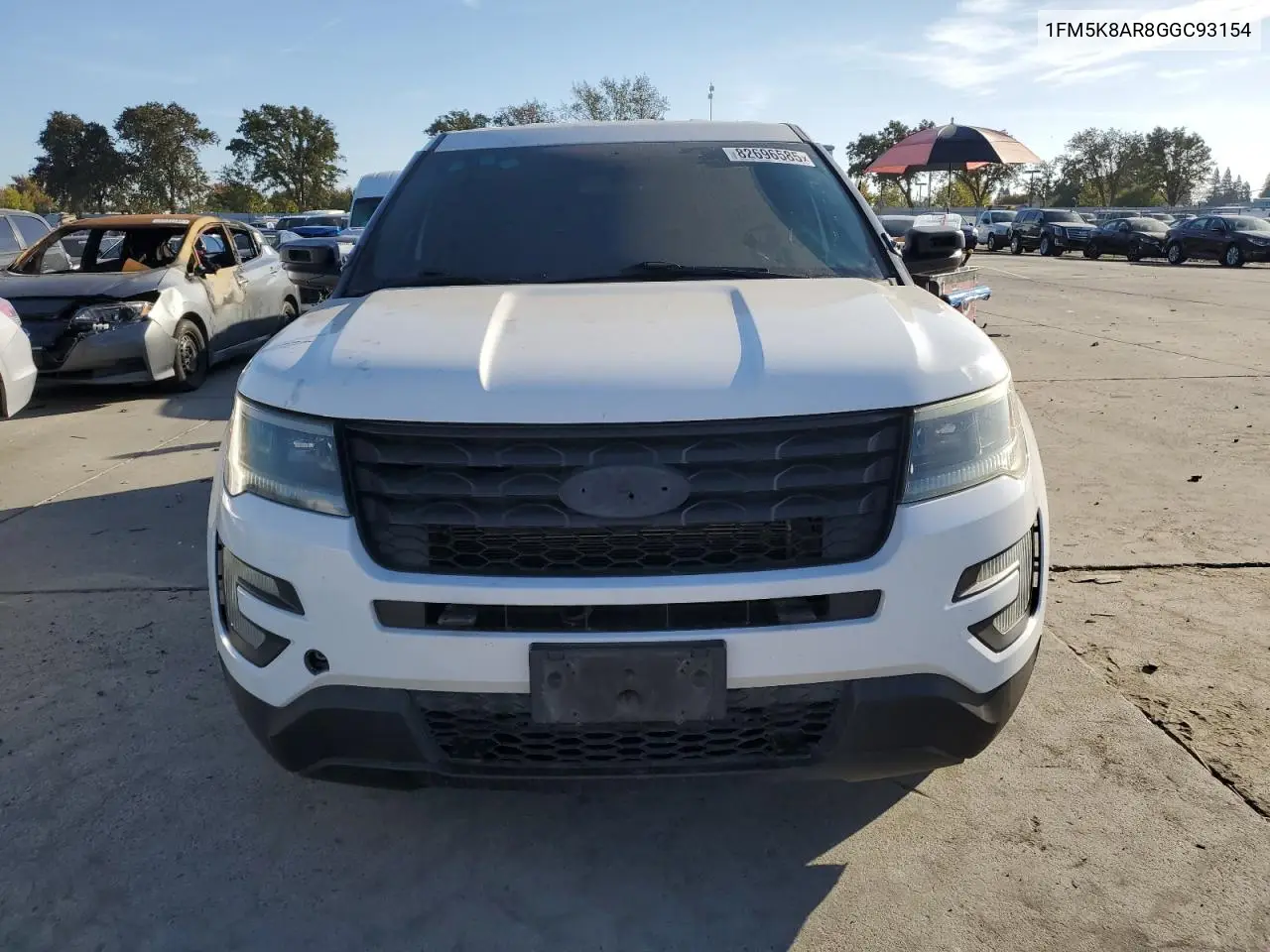 1FM5K8AR8GGC93154 2016 Ford Explorer Police Interceptor