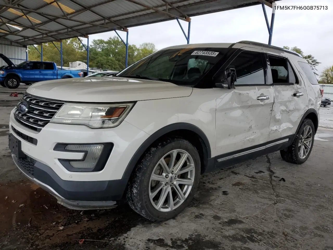 1FM5K7FH6GGB75713 2016 Ford Explorer Limited