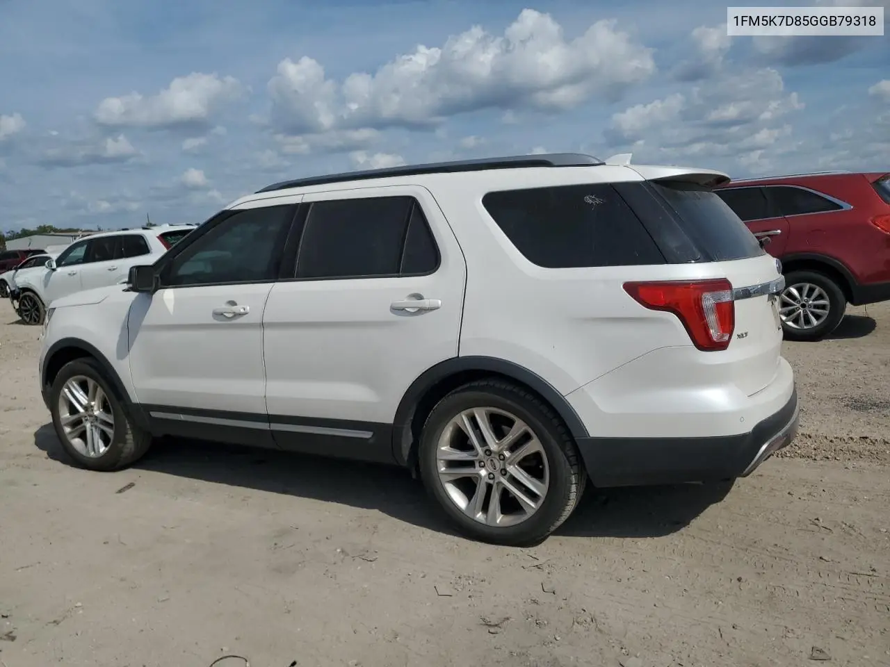1FM5K7D85GGB79318 2016 Ford Explorer Xlt
