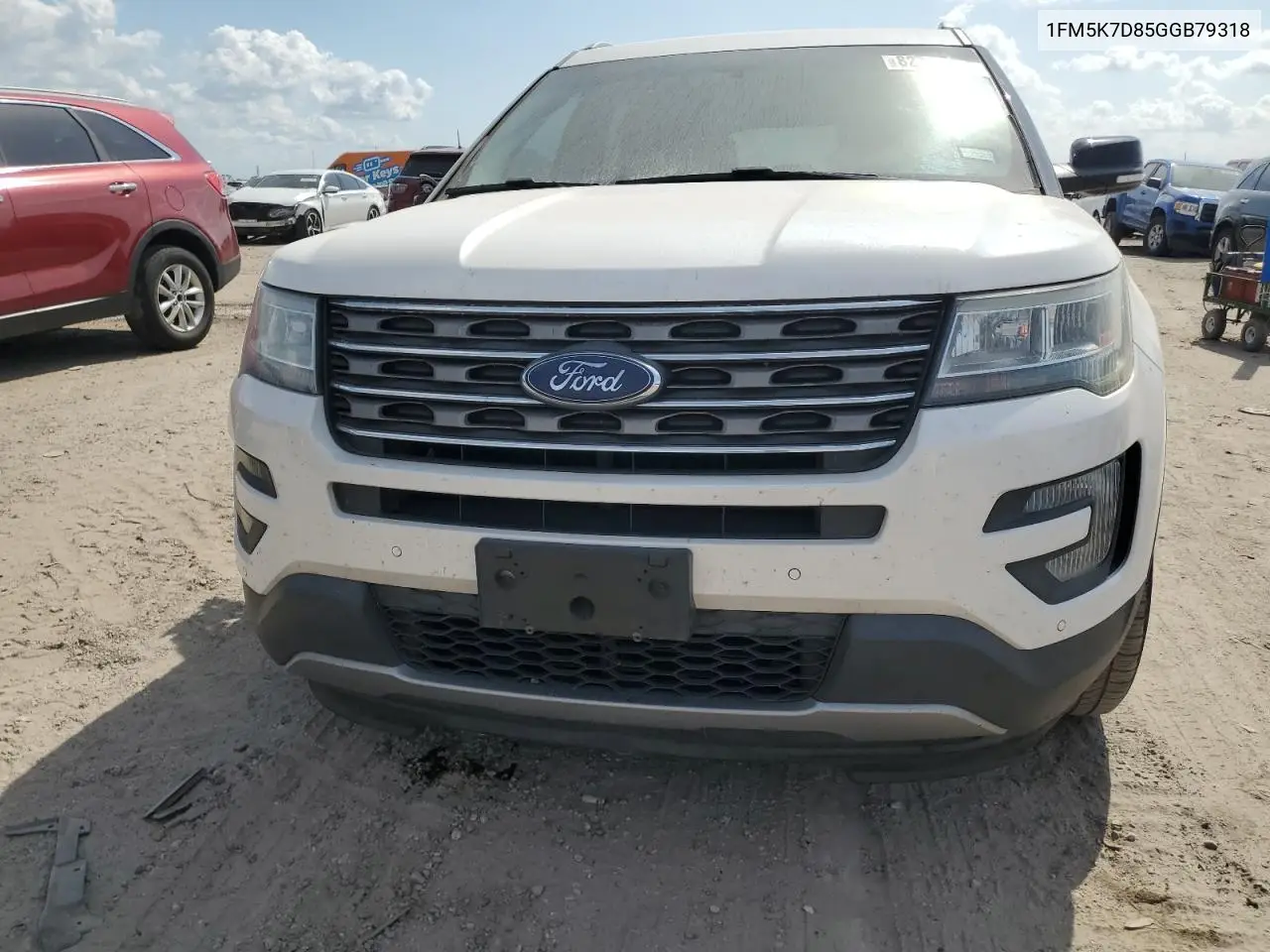 1FM5K7D85GGB79318 2016 Ford Explorer Xlt