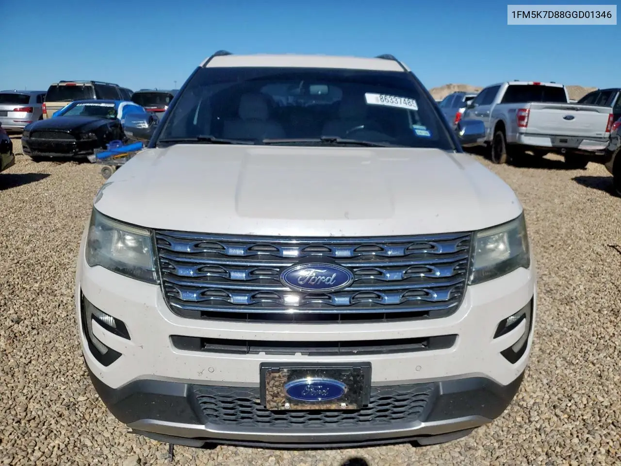 1FM5K7D88GGD01346 2016 Ford Explorer Xlt