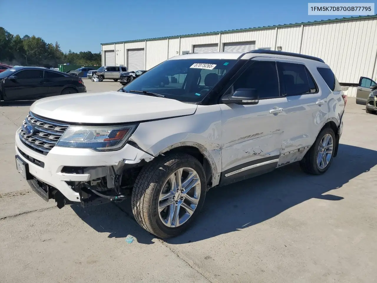 1FM5K7D87GGB77795 2016 Ford Explorer Xlt