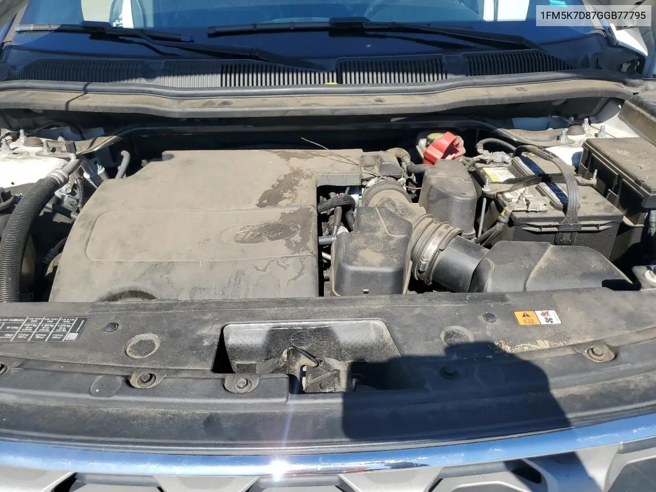 1FM5K7D87GGB77795 2016 Ford Explorer Xlt