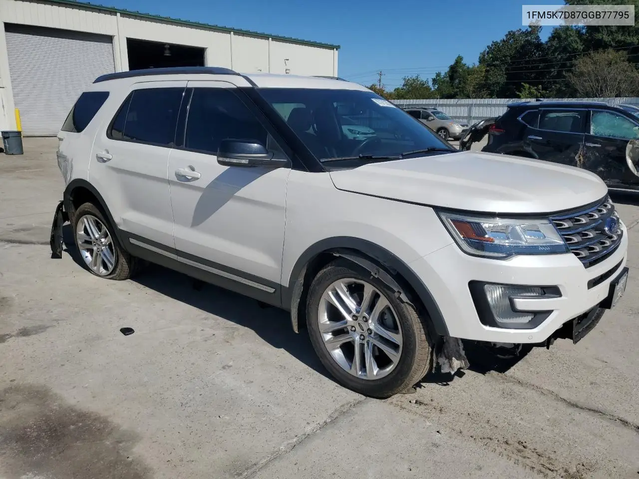 1FM5K7D87GGB77795 2016 Ford Explorer Xlt