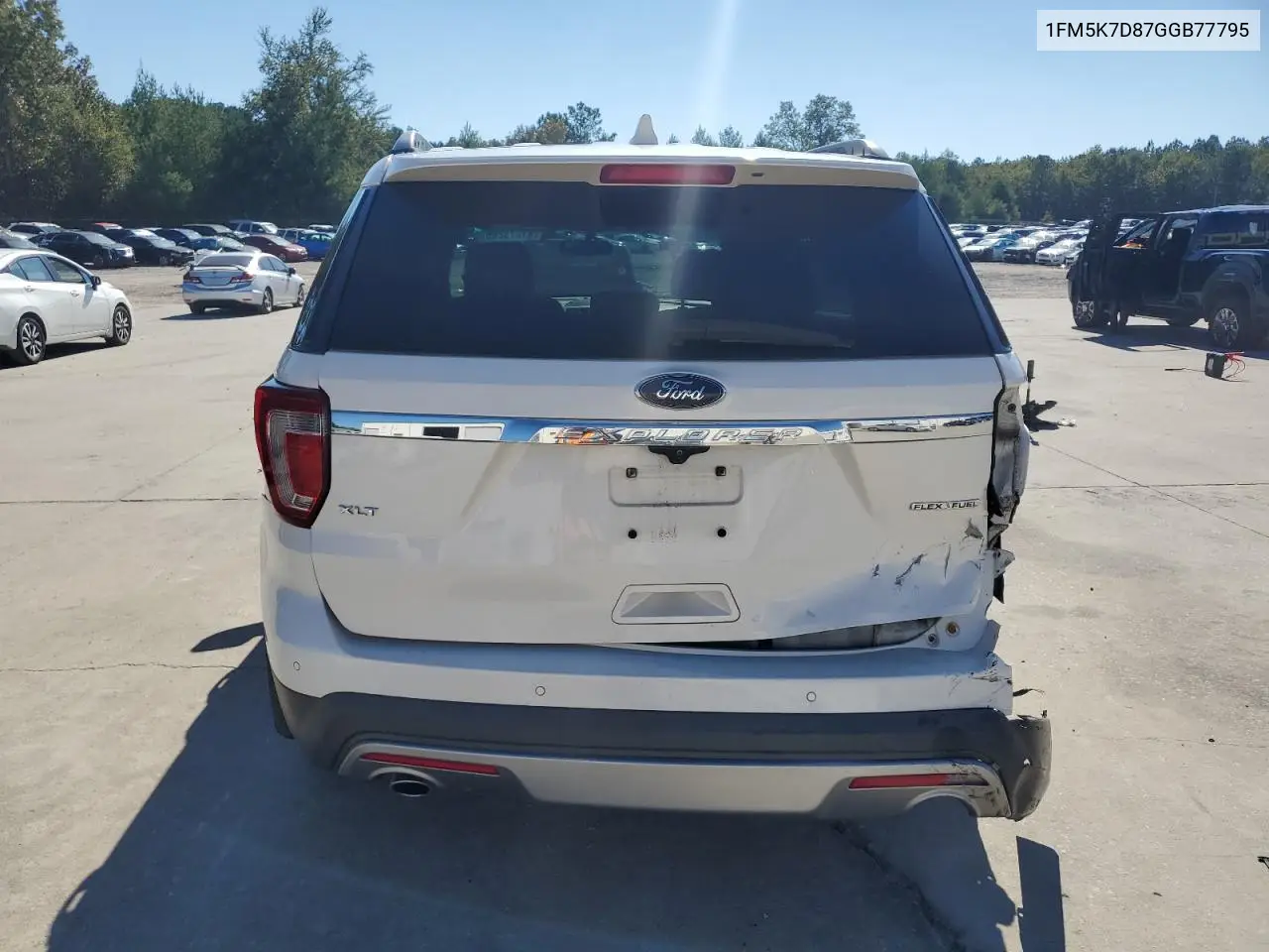 1FM5K7D87GGB77795 2016 Ford Explorer Xlt