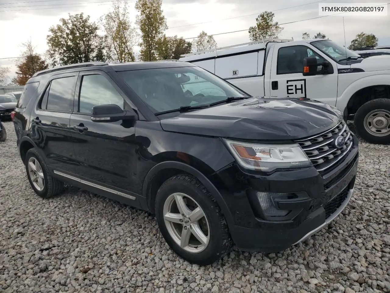1FM5K8D82GGB20197 2016 Ford Explorer Xlt