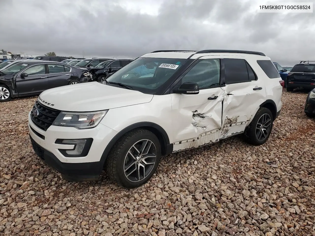 1FM5K8GT1GGC58524 2016 Ford Explorer Sport