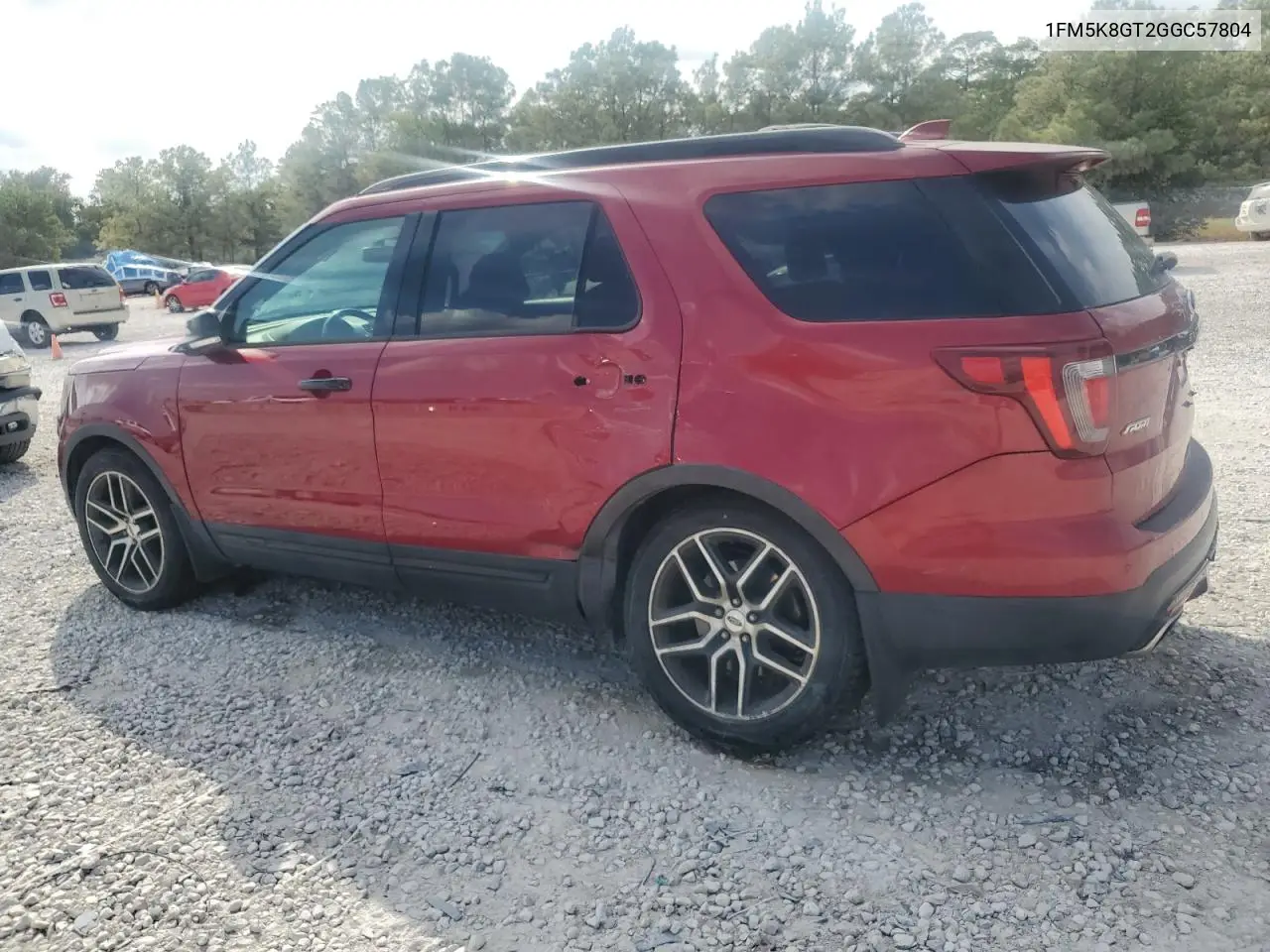 1FM5K8GT2GGC57804 2016 Ford Explorer Sport