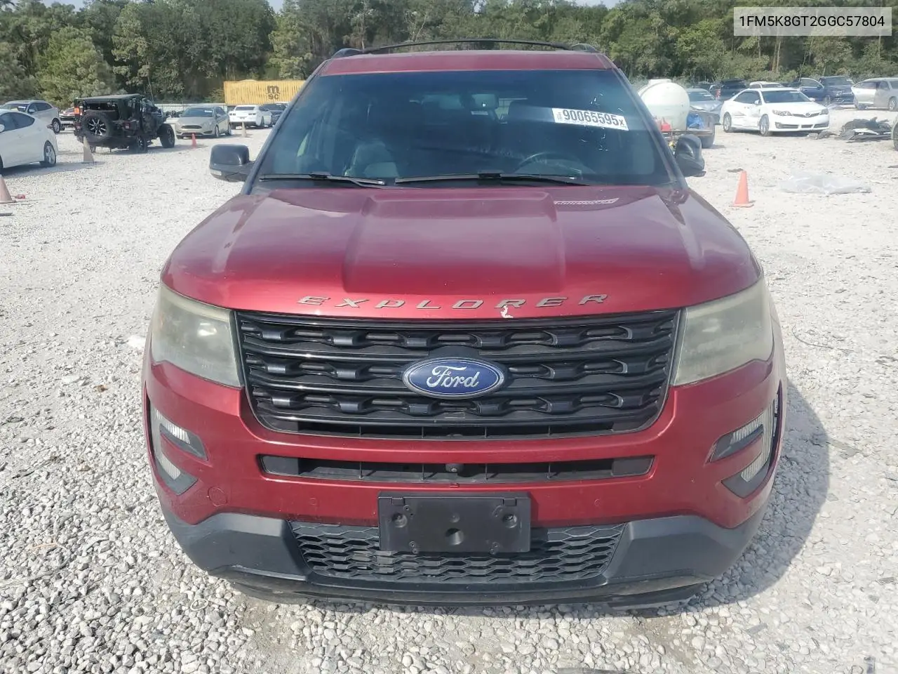 1FM5K8GT2GGC57804 2016 Ford Explorer Sport
