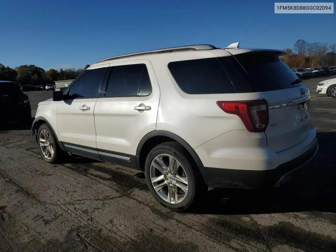 1FM5K8D88GGC02094 2016 Ford Explorer Xlt