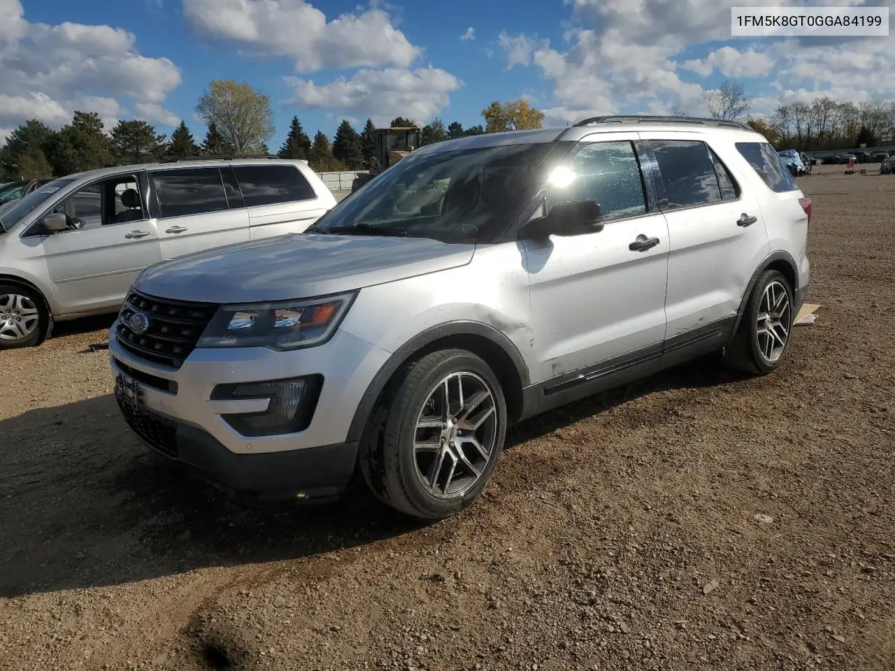 1FM5K8GT0GGA84199 2016 Ford Explorer Sport