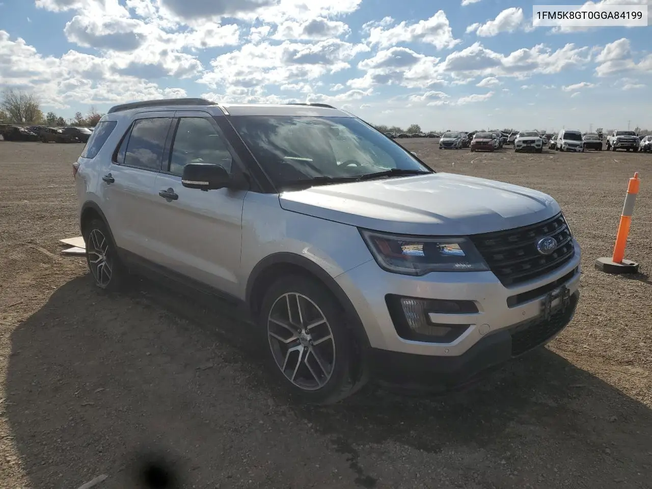 1FM5K8GT0GGA84199 2016 Ford Explorer Sport