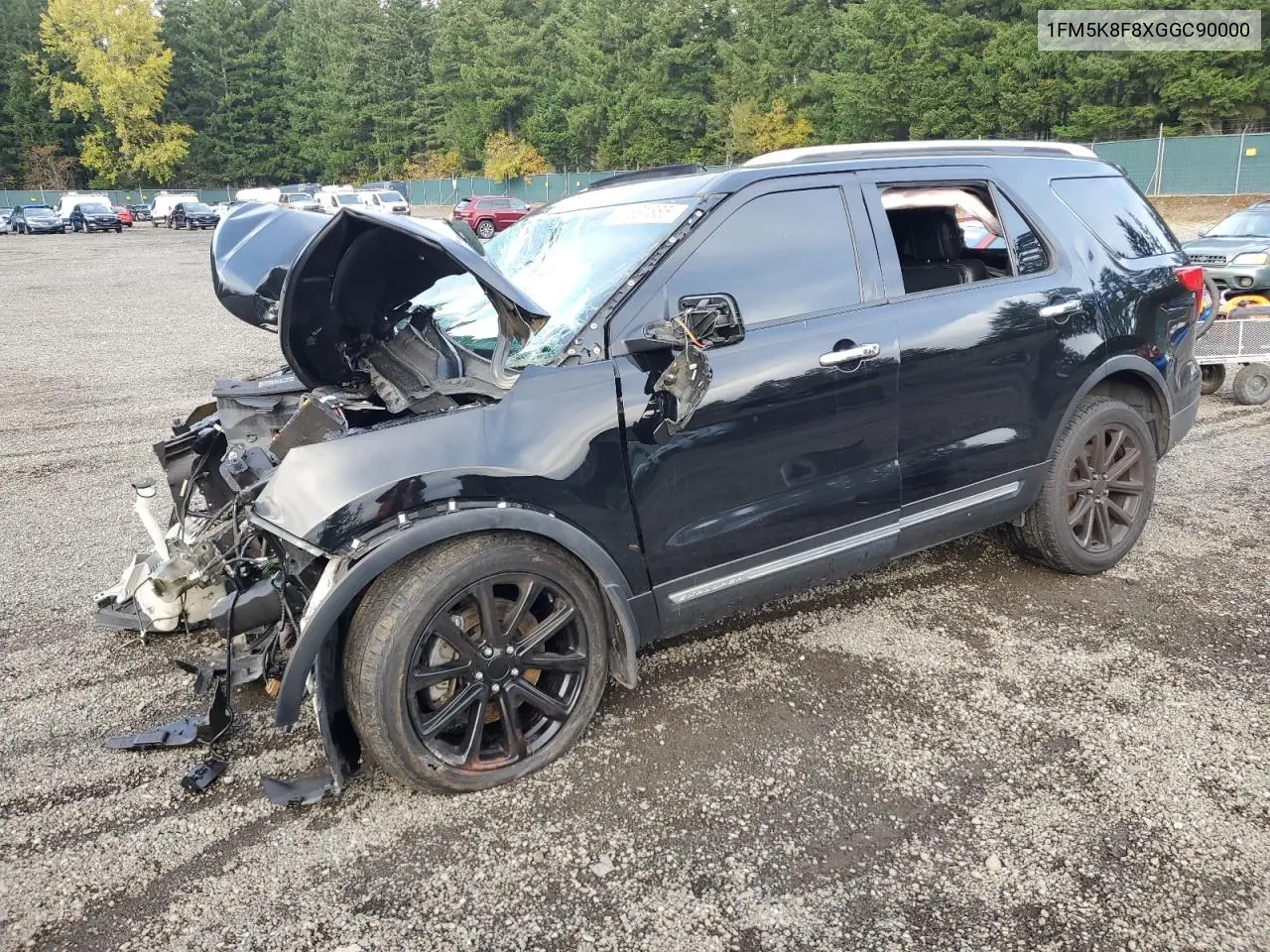 1FM5K8F8XGGC90000 2016 Ford Explorer Limited
