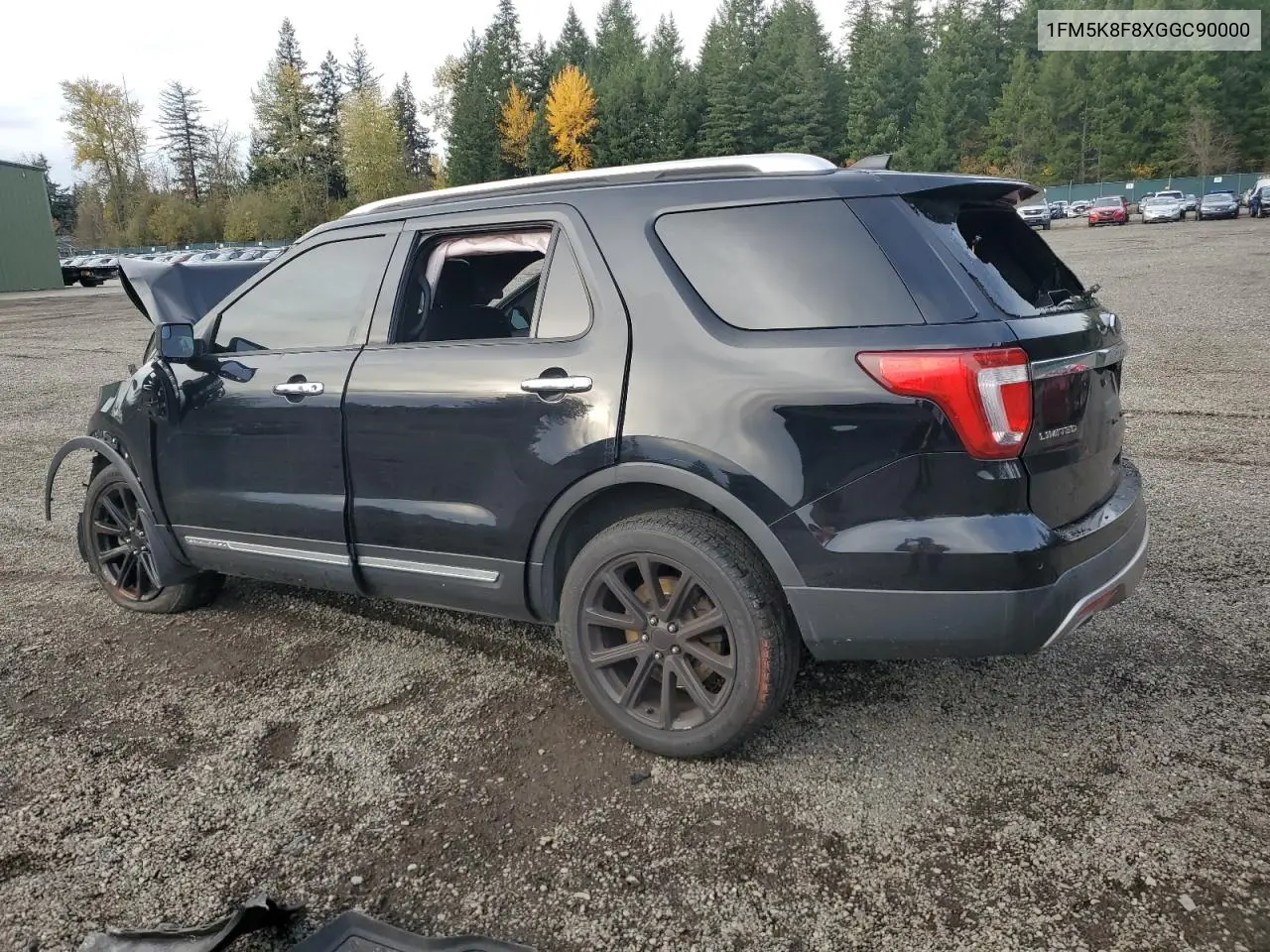 1FM5K8F8XGGC90000 2016 Ford Explorer Limited
